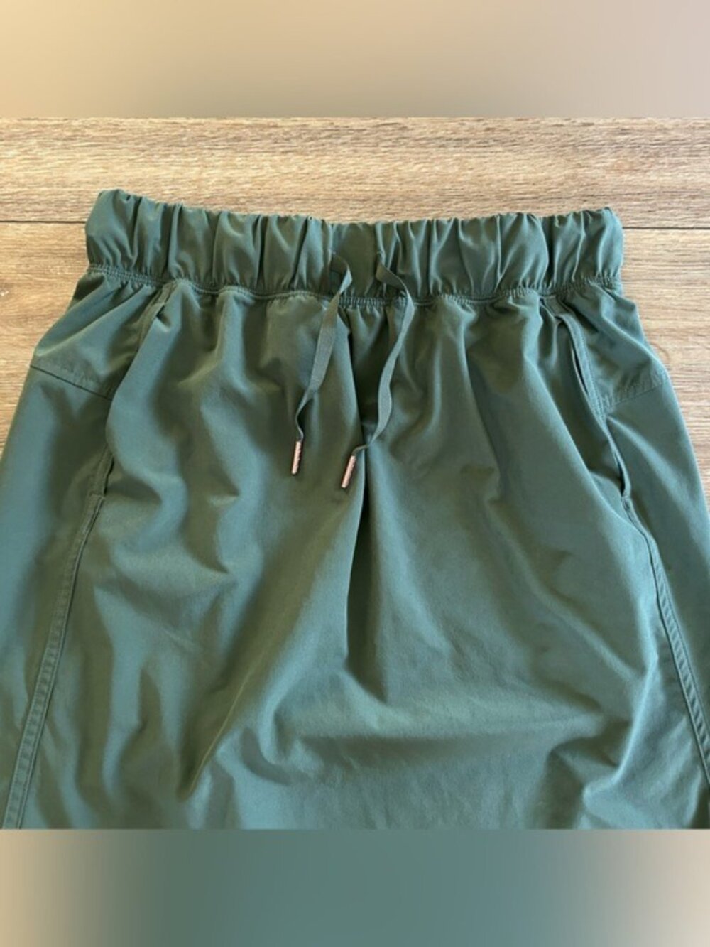 Calia By Carrie Underwood Drawstring Elastic Waist Athletic Skirt Green Sporty - Picture 3 of 12